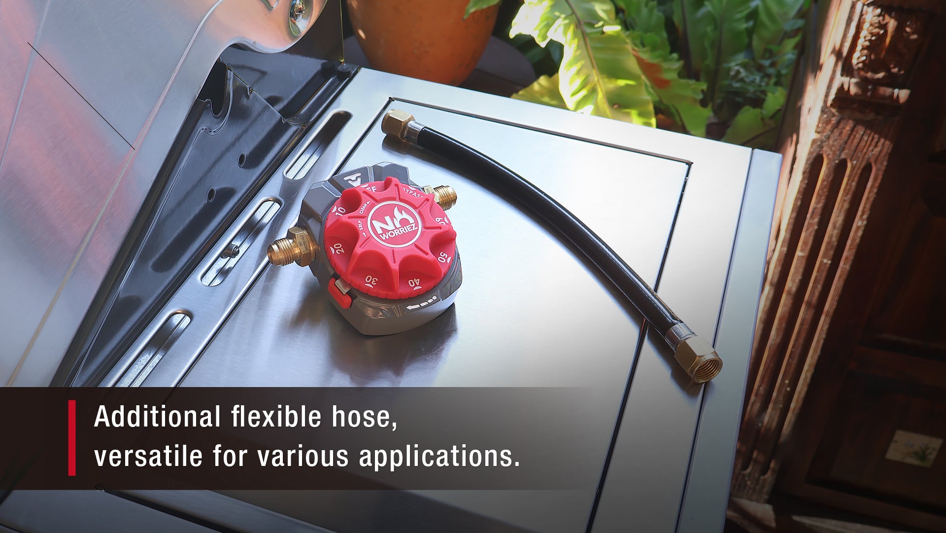 gas timer felxible hose